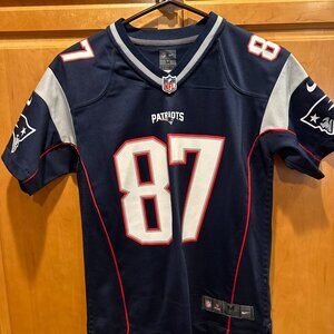 Authentic Patriots Shirt size M 10/12 #87 Gronkowski